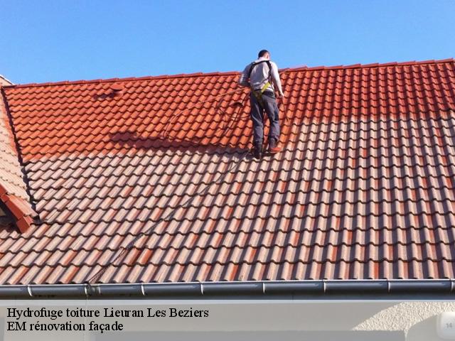 Hydrofuge toiture  lieuran-les-beziers-34290 EM rénovation façade