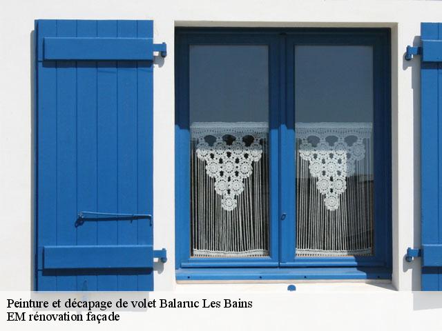 Peinture et décapage de volet  balaruc-les-bains-34540 EM rénovation façade