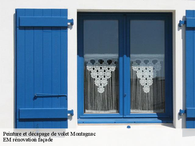 Peinture et décapage de volet  montagnac-34530 EM rénovation façade