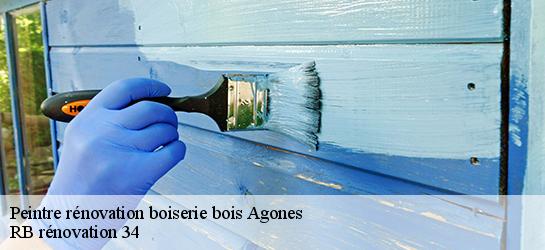 Peintre rénovation boiserie bois  34190