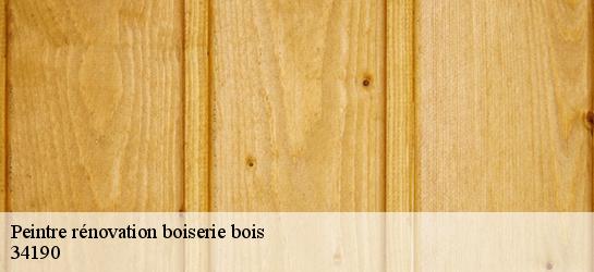 Peintre rénovation boiserie bois  34190