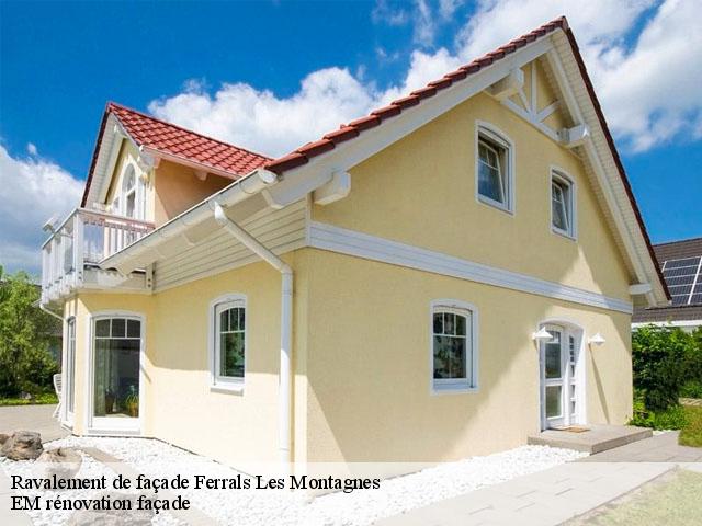 Ravalement de façade  ferrals-les-montagnes-34210 EM rénovation façade