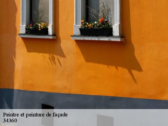 Peintre et peinture de façade  34360