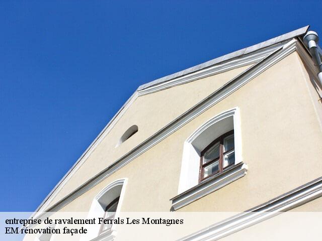 entreprise de ravalement  ferrals-les-montagnes-34210 EM rénovation façade