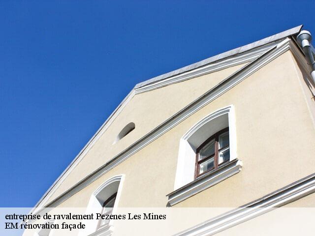 entreprise de ravalement  pezenes-les-mines-34600 EM rénovation façade