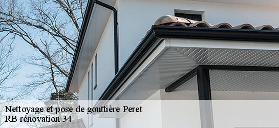 Nettoyage et pose de gouttière  34800