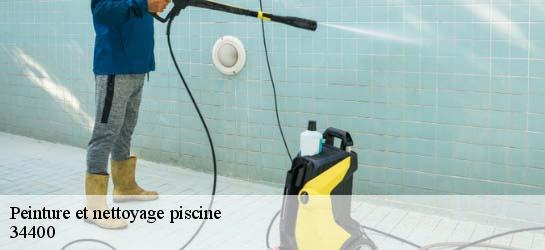 Peinture et nettoyage piscine  34400