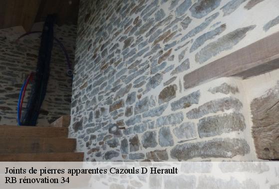 Joints de pierres apparentes  cazouls-d-herault-34120 RB rénovation 34